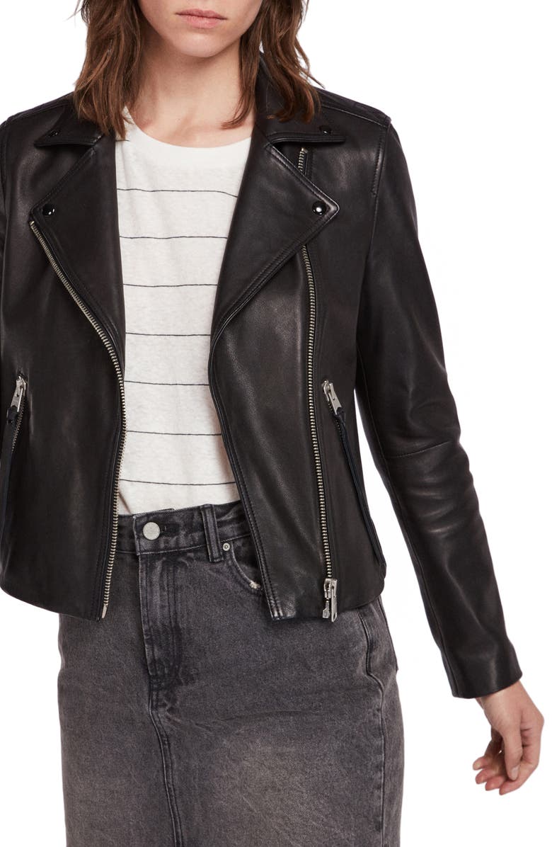 Dalby Leather Biker Jacket