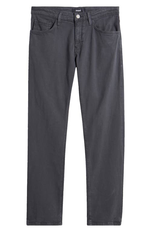 Shop Mavi Jeans Zach Straight Leg Twill Pants In Ash Luxe Twill