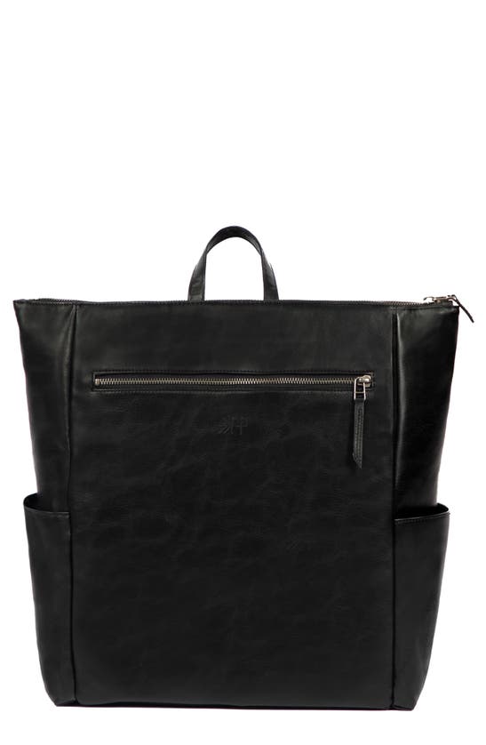 FRESHLY PICKED MINIMAL FAUX LEATHER DIAPER BACKPACK