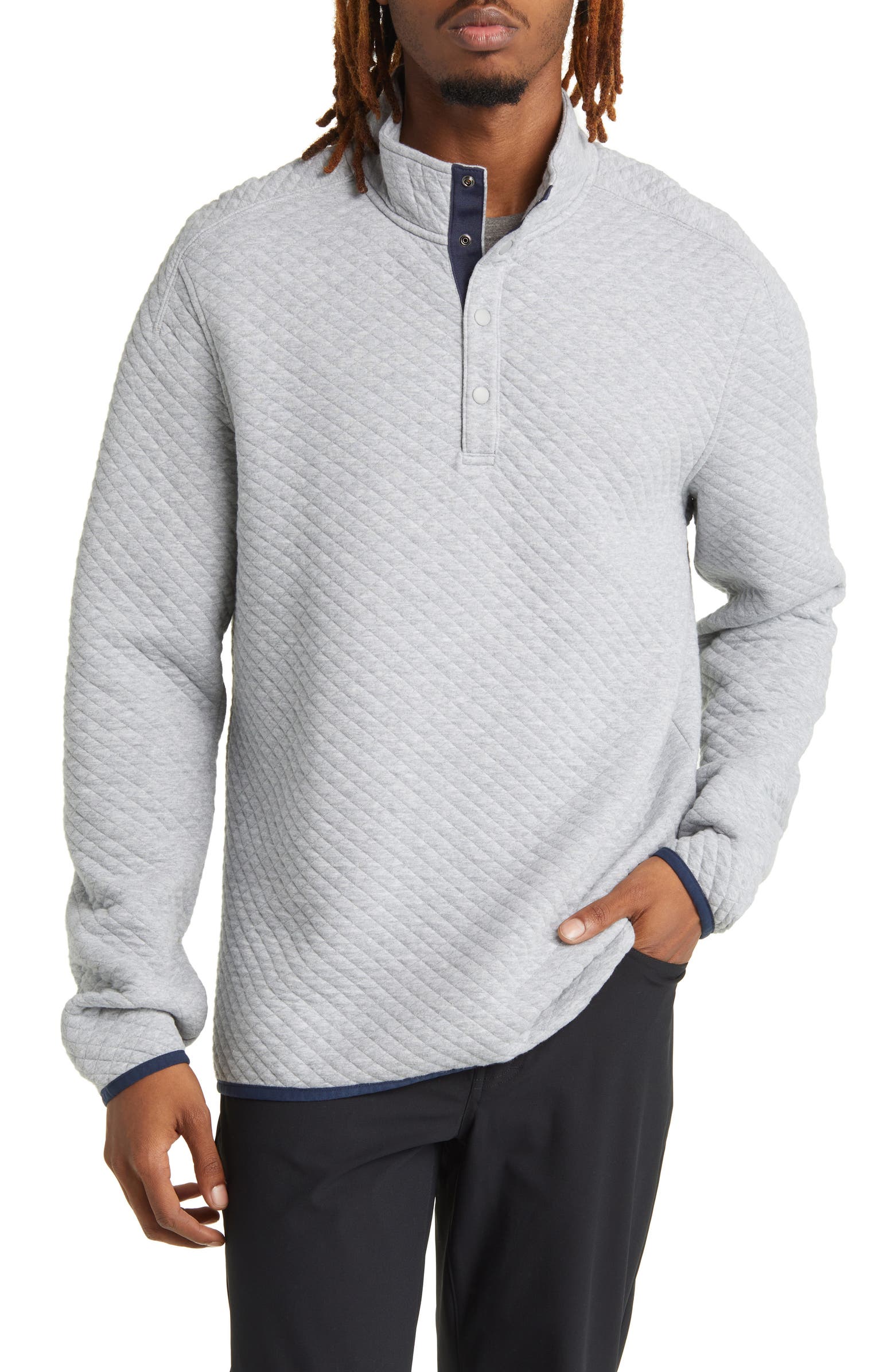 Rhone Gramercy Quilted Pullover | Nordstrom