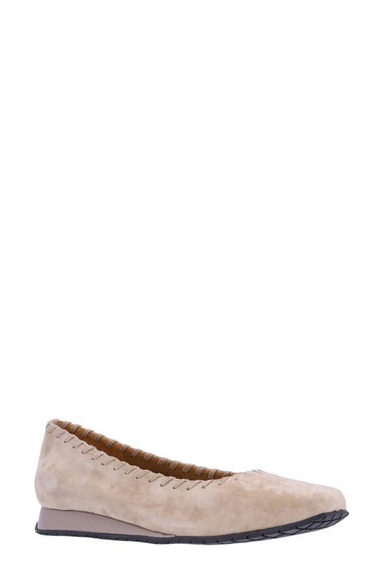 Shop L'amour Des Pieds Tiffanie Wedge In Taupe