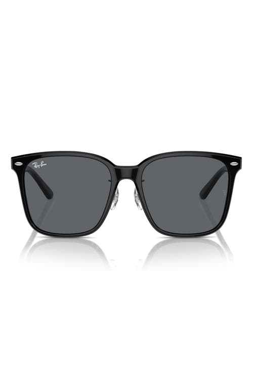Ray-Ban Slim Square 57mm Sunglasses in Dark Grey at Nordstrom