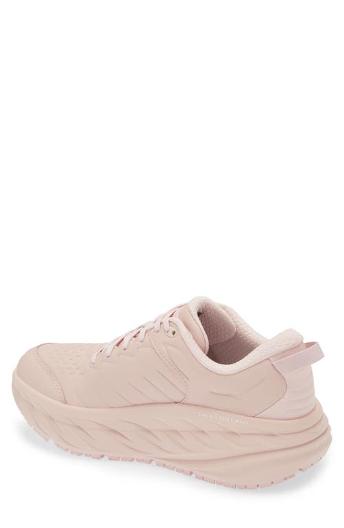 Hoka Bondi Sr Water Resistant Running Shoe In Pink