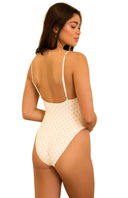 Shop Dippin Daisys Star One Piece In Dotted Pink