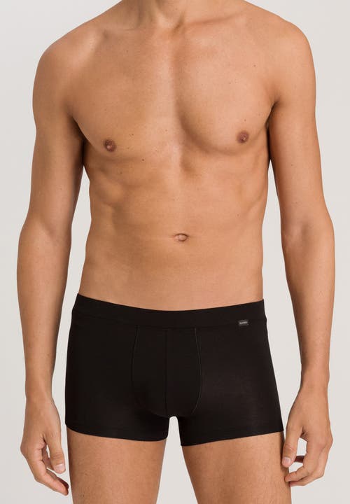 Hanro Natural Function Tencel Boxer Brief In Black