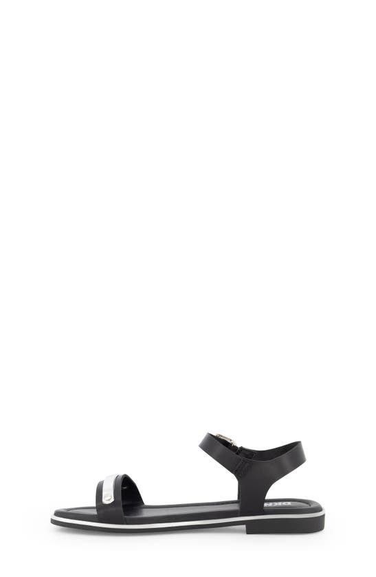Shop Dkny Kids' Cassie Sandal In Black