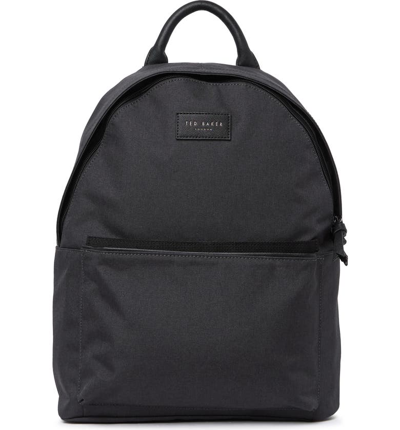 TED BAKER LONDON Nylon Backpack, Main, color, BLACK