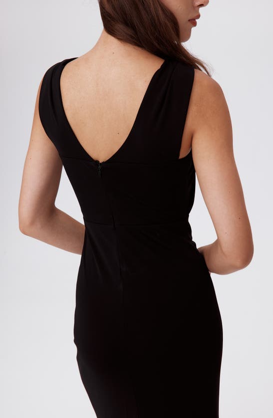 Shop Dvf Diane Von Furstenberg Neely Ruched Dress In Black