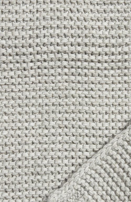 Nordstrom Recycled Fiber Knit Throw Blanket In Grey Griffin Heather