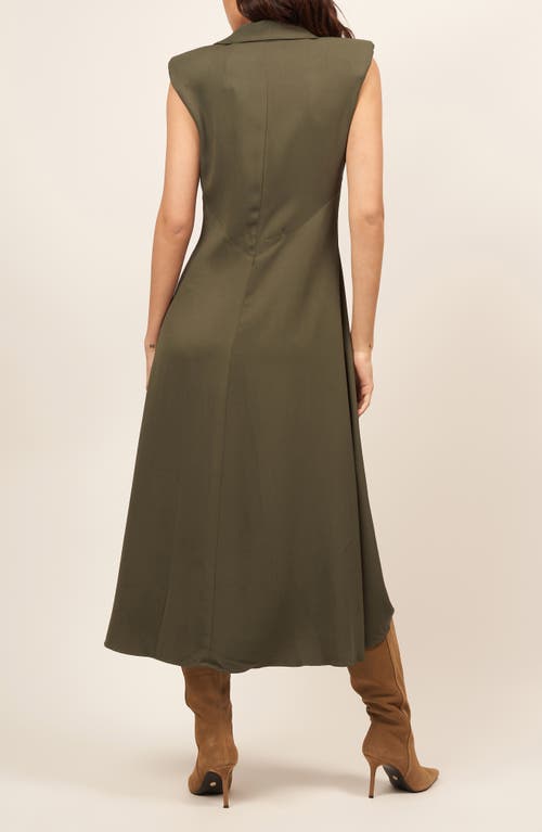 Shop Equipment Kienna Sleeveless Shirtdress In Beetle