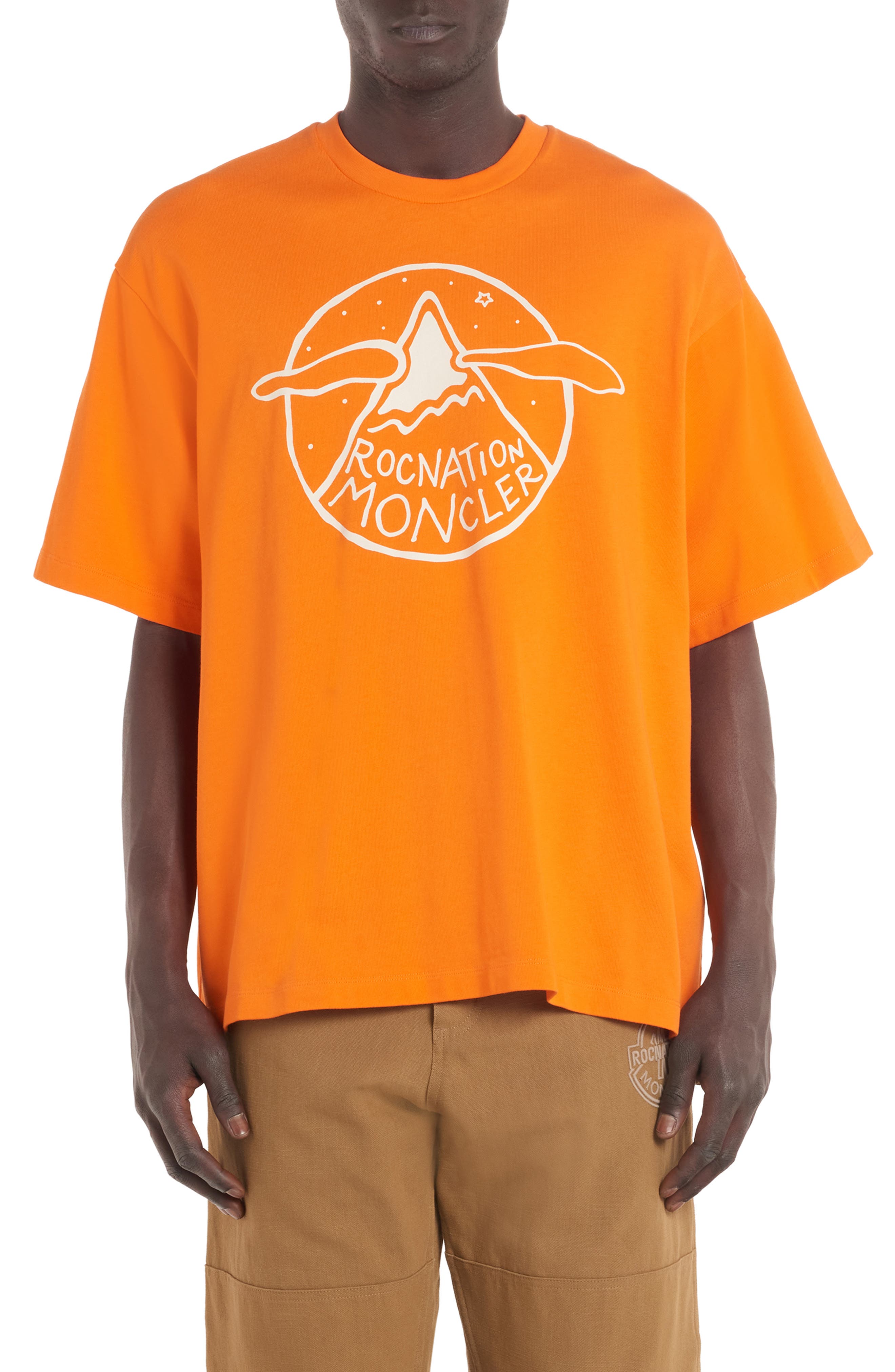 white and orange designer shirt