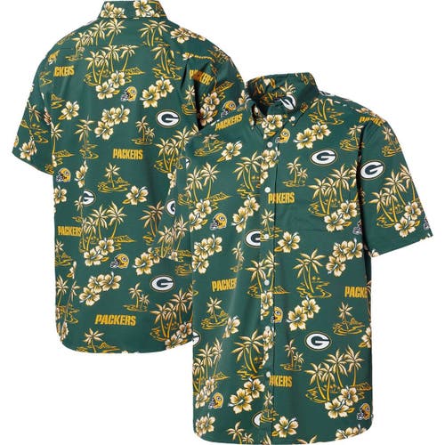 Men's Reyn Spooner Green Green Bay Packers Kekai Button-Up Shirt