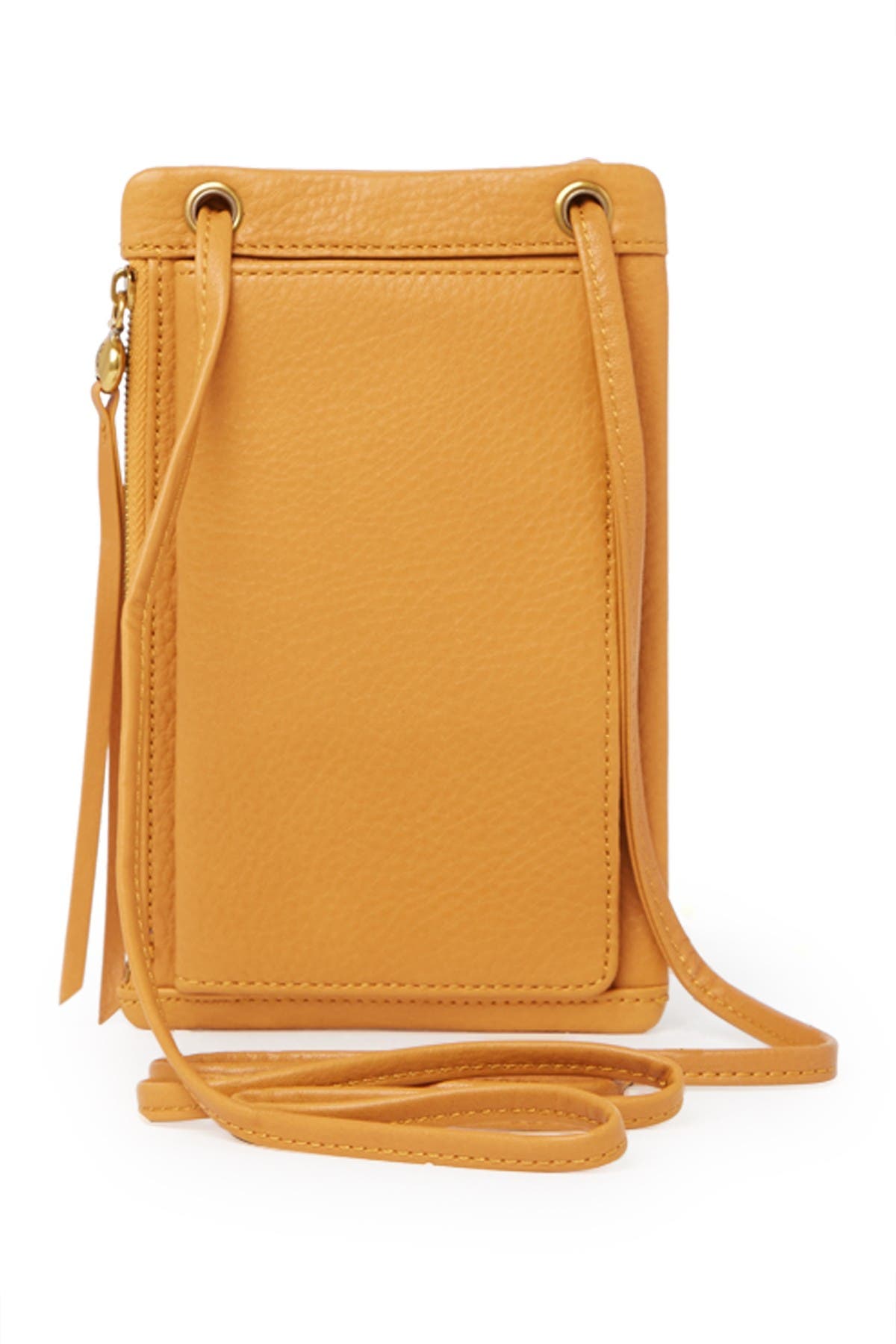 Hobo Agile Leather Phone Crossbody Wallet In Butterscotch | ModeSens
