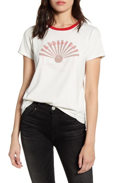 Click to view more detailed imagery on our partner's website Current Elliott The Retro Crew Tee In Sugar