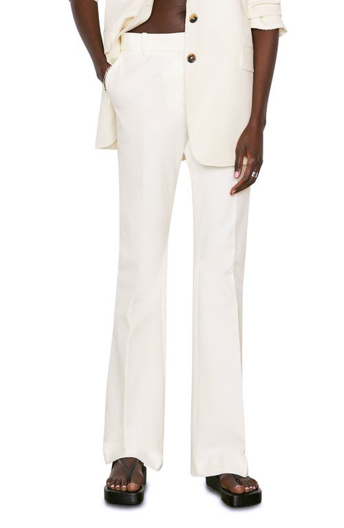 FRAME Le High Flare Stretch Cotton Trouser Pants at Nordstrom,