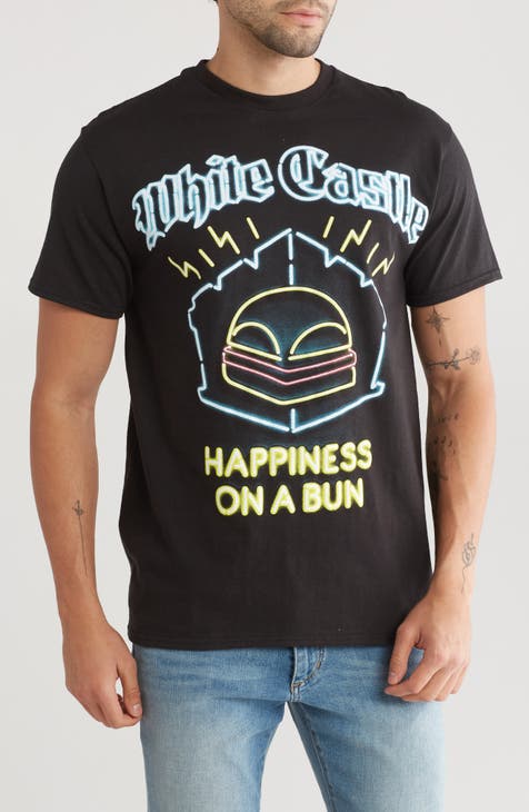 White Castle Happiness Graphic T-Shirt