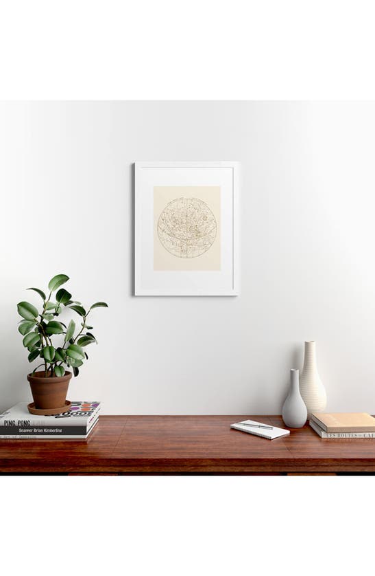 Shop Deny Designs Visible Heavens Framed Art Print In Gold