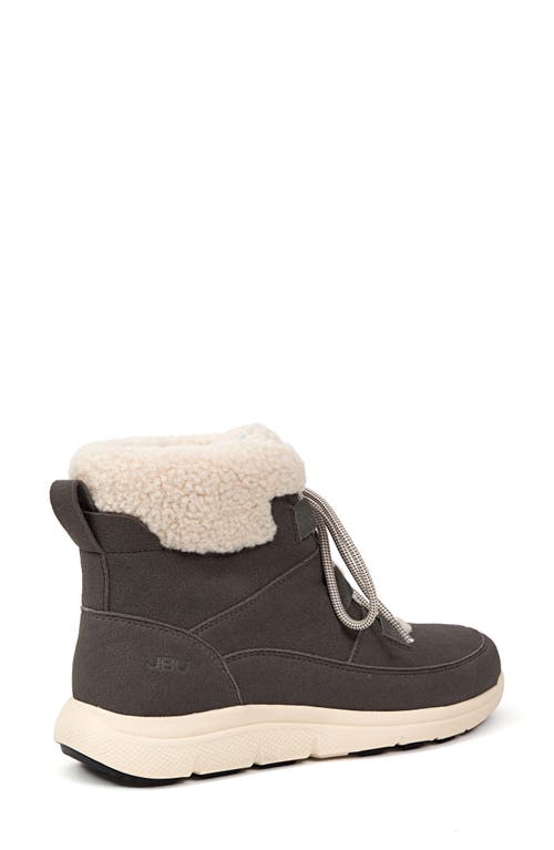 Shop Jbu Freeze Faux Fur High Top Sneaker In Grey