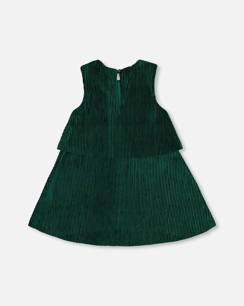 Deux Par Deux Girls' Sleeveless Dress With Eyelet Collar - Little Kid In Amazon