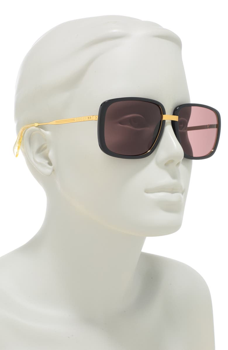 Gucci 61mm Square Novelty Sunglasses | Nordstromrack