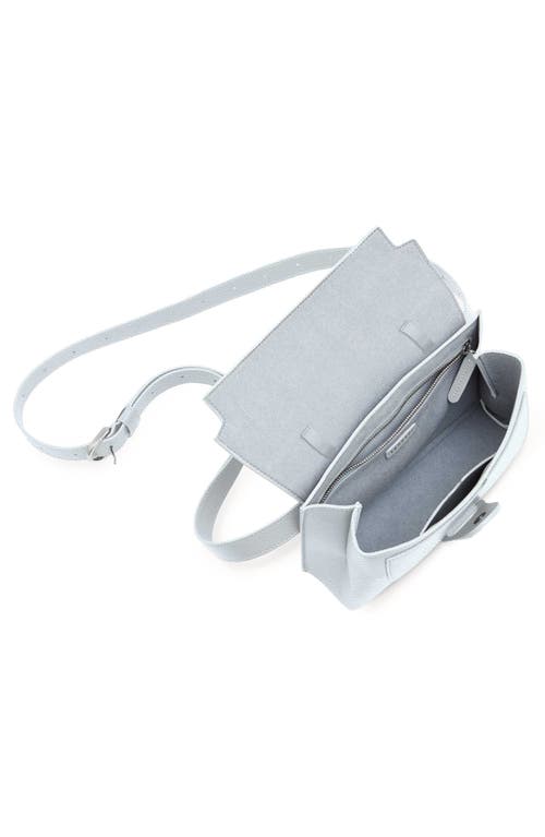 Senreve Aria Belt Bag Pebbled Leather 5-way Convertible Handbag In Ice