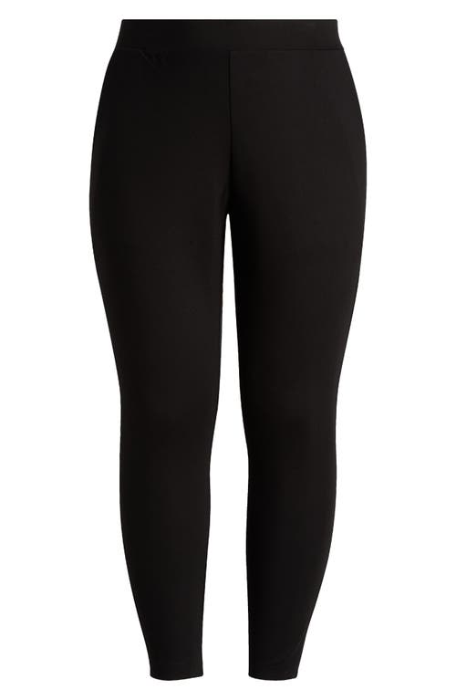 Universal Standard Pull-on Ponte Pants In Black