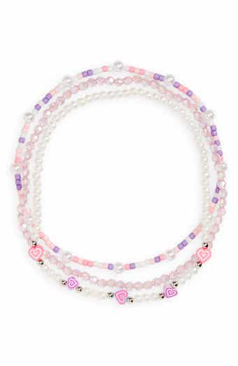 Lily Nily Kids' BFF Magnetic Cat Necklace Set in Pink