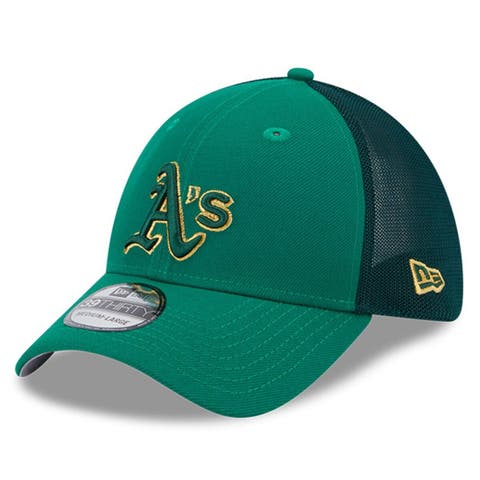 Men's Fanatics Branded Black Oakland Athletics Camo Trucker Adjustable Hat