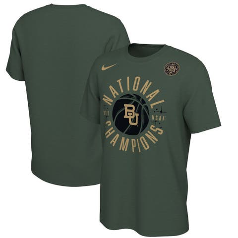 Men's Nike Green Baylor Bears Replica Baseball Jersey