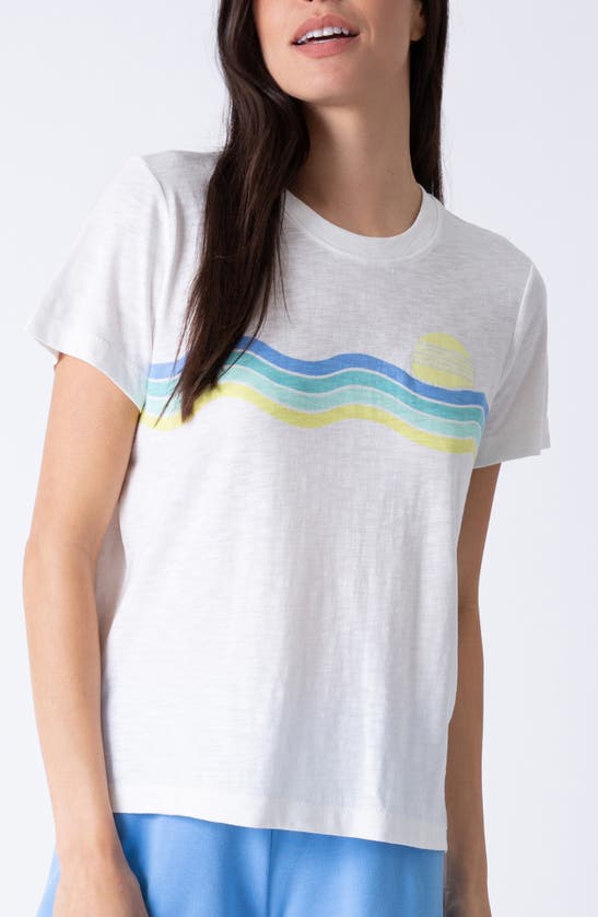 Shop Pj Salvage Aloha Summer Sleep T-shirt In Ivory