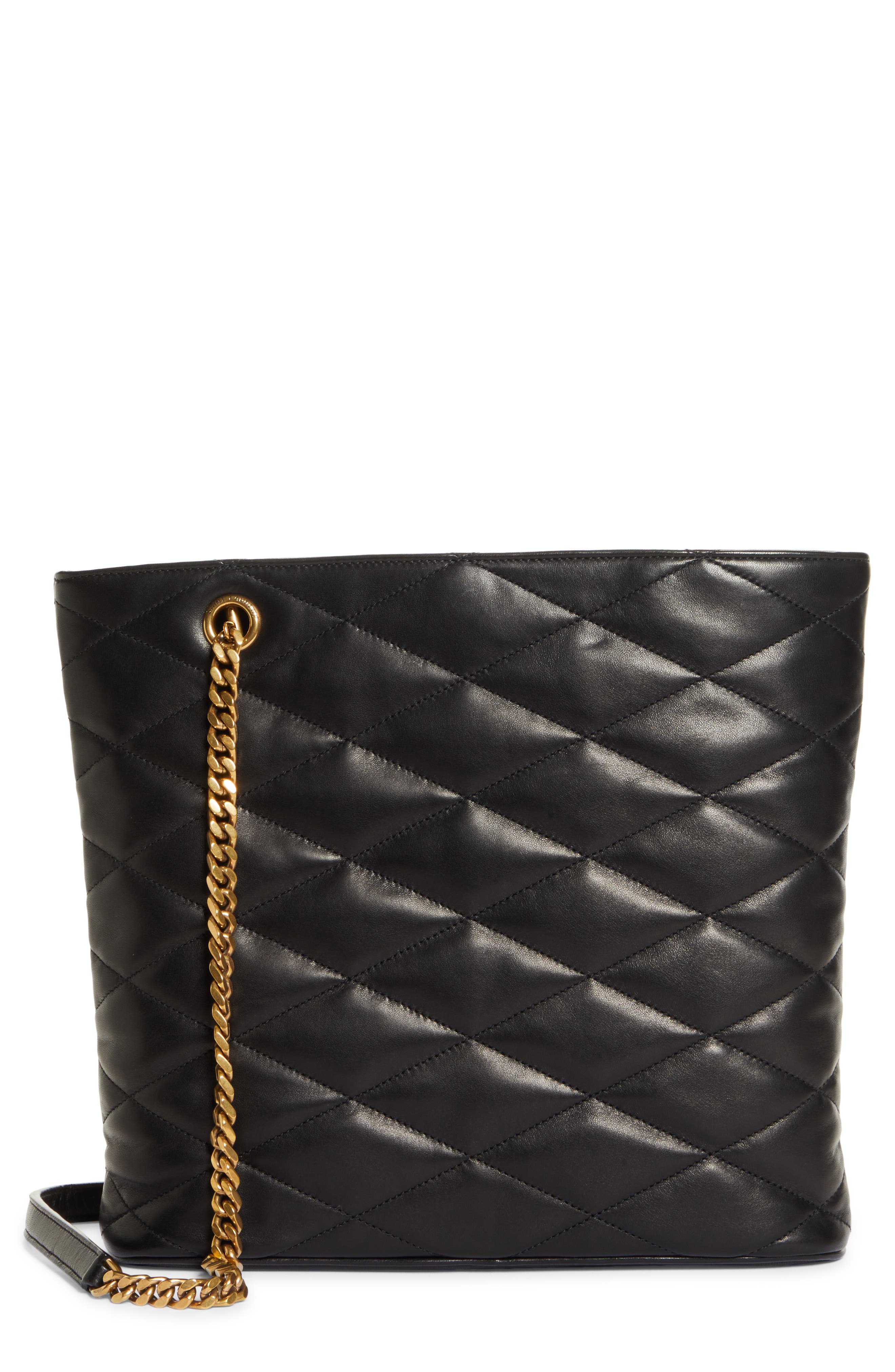 DKNY Women's Quilted Wallet on A Chain