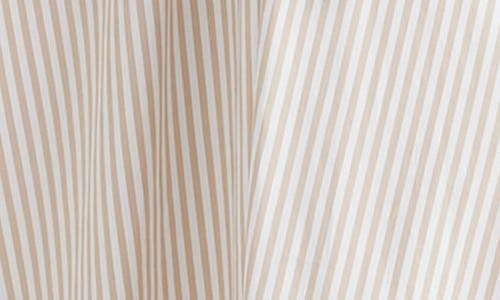 Shop Brave + True Brave+true Delaware Stripe Sleeveless Shirtdress In Sand Stripe