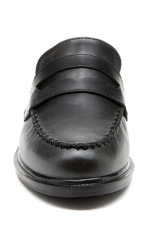 Kelsi Dagger Brooklyn Lock Faux Shearling Lined Mule In Black