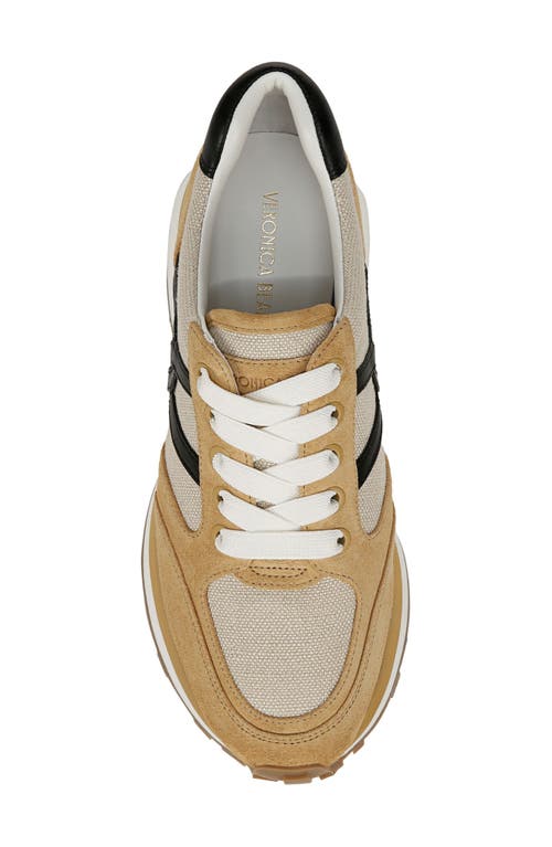 Shop Veronica Beard Valentina Slip-on Sneaker In Ecru/desert