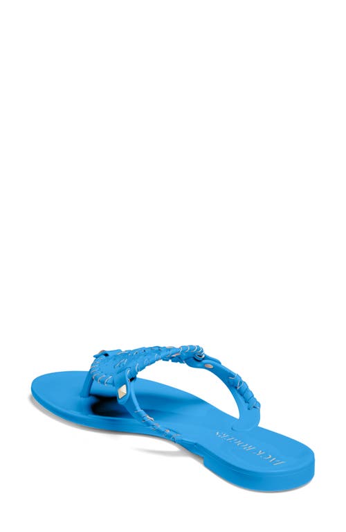 Shop Jack Rogers Georgica Jelly Flip Flop In Azure/azure