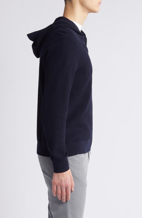 Shop Theory Myhlo Cotton Blend Hoodie In Baltic