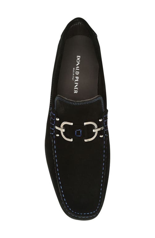 Donald Pliner Dacio Bit Loafer In Black