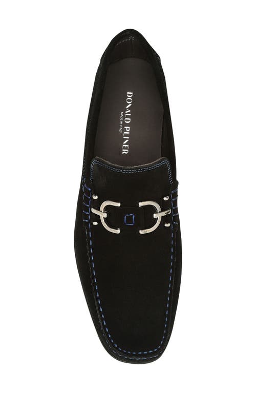 Shop Donald Pliner Dacio Bit Loafer In Black