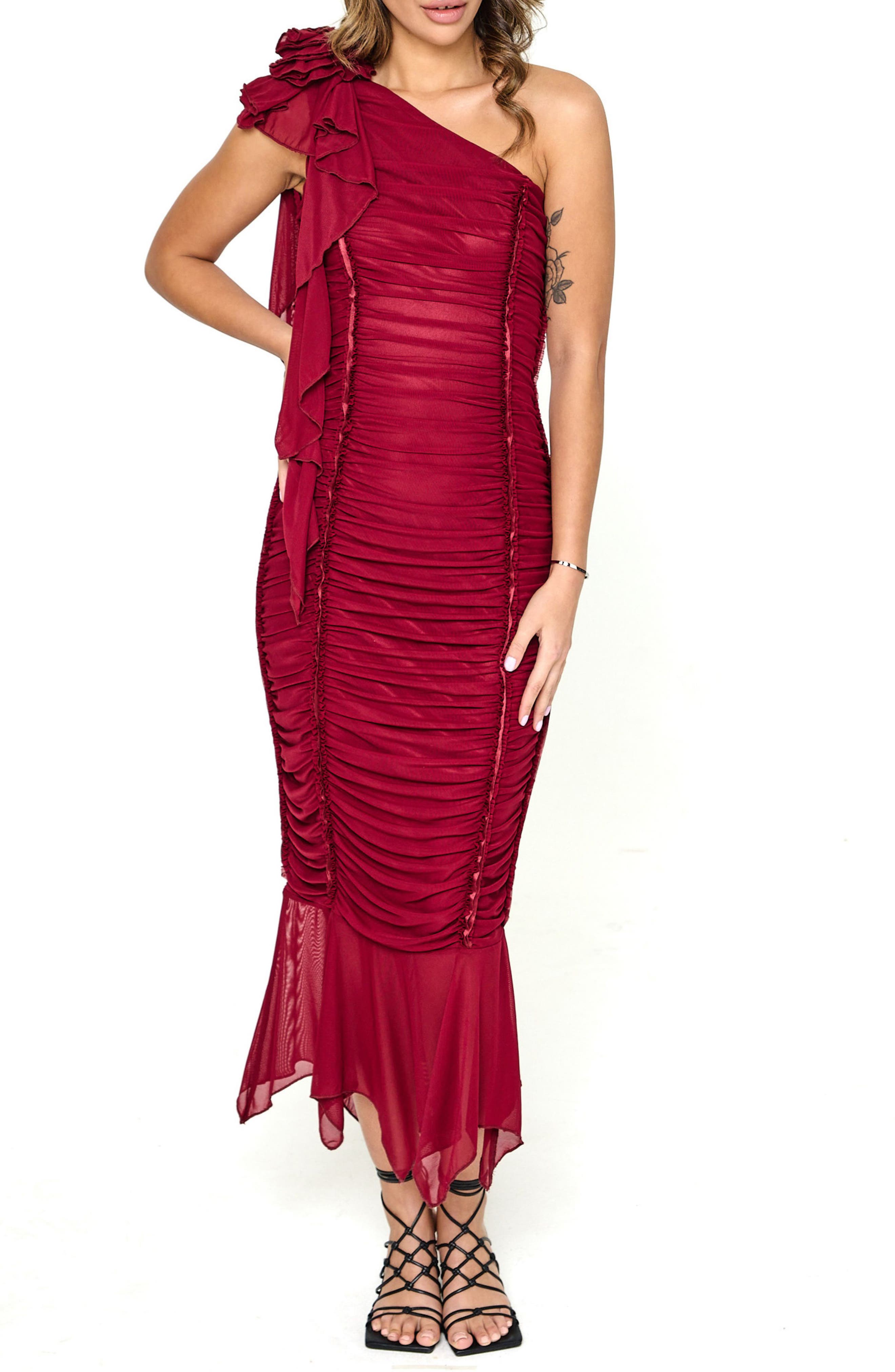 Handkerchief Maxi Dress