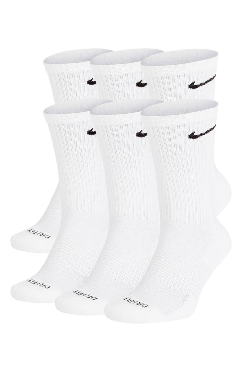 Nike Dry 6-Pack Everyday Plus Cushion Crew Training Socks | Nordstrom