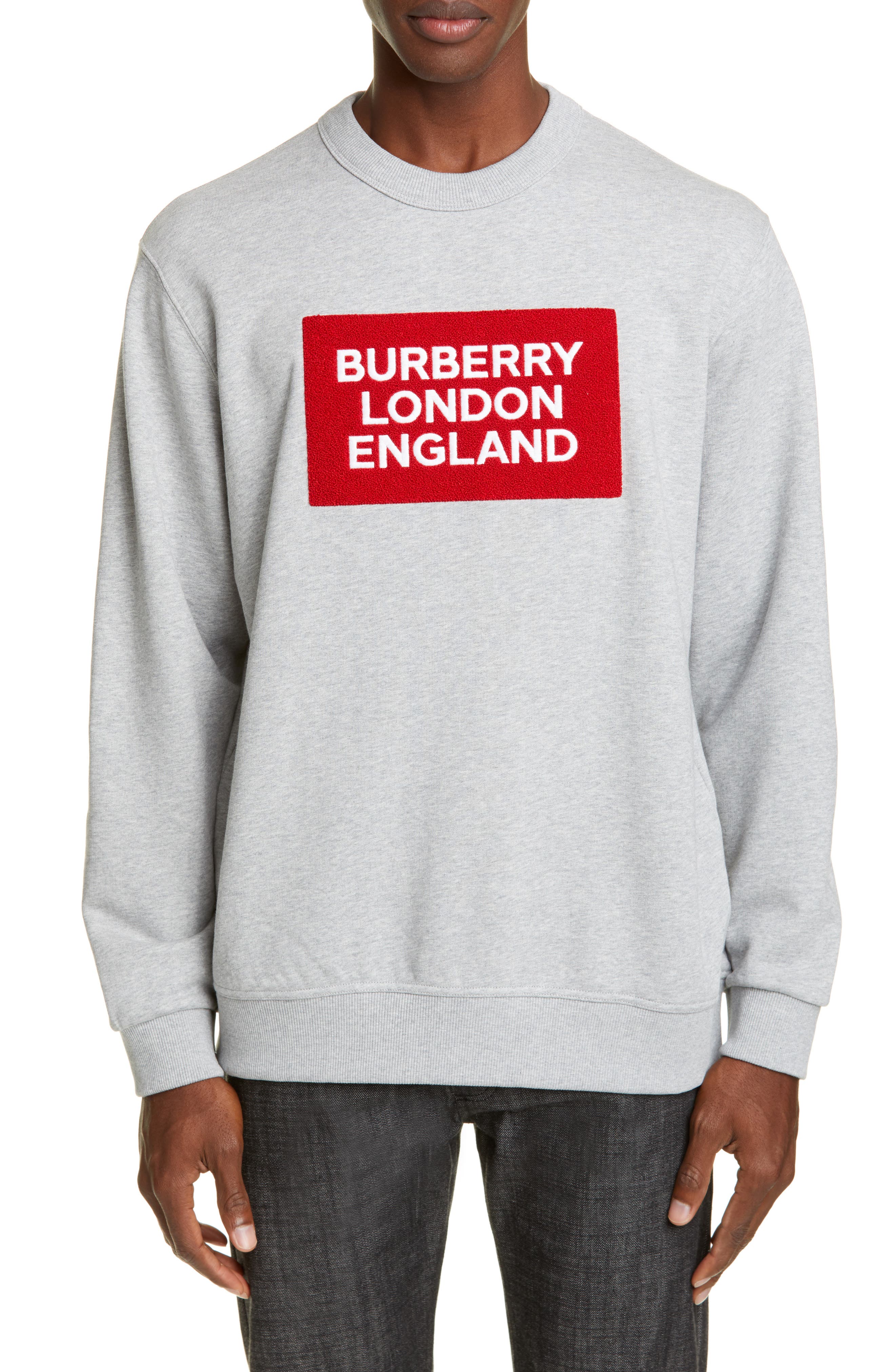 burberry crew neck sweater