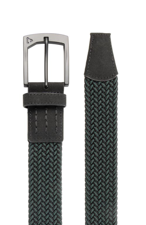 Shop Travismathew Pass The Queso Stretch Belt In Black/laurel