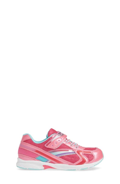 Shop Tsukihoshi Glitz Washable Sneaker In Hot Pink/mint