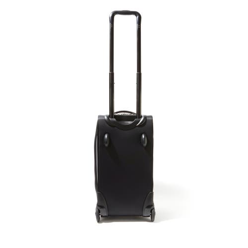 Shop Baggallini Gramercy Carry-on Travel Roller Duffel Bag In Black