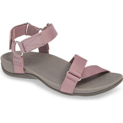 Vionic Candace Webbed Sport Sandal, Purple