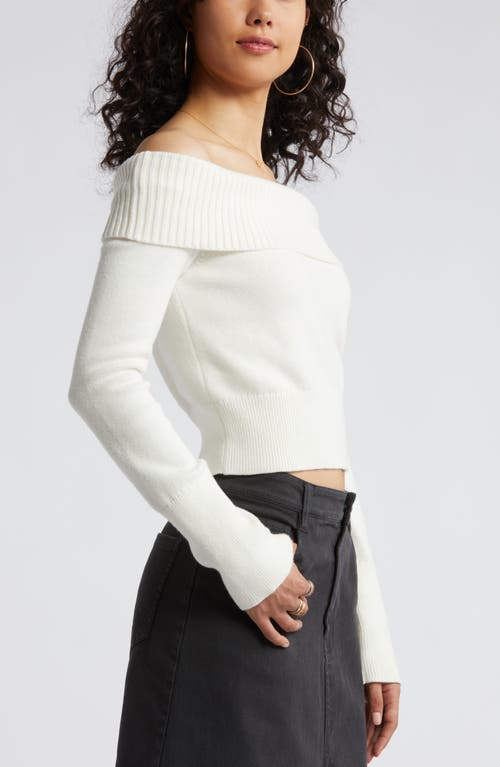 Shop Bp. Off The Shoulder Sweater In Ivory