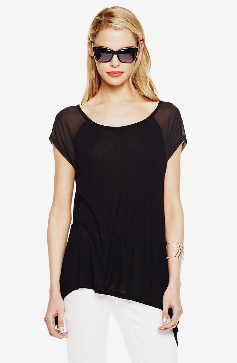 Two by Vince Camuto Chiffon Shoulder Handkerchief Top | Nordstrom