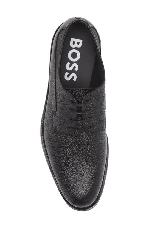 Hugo Boss Boss Larry Leather Derby In Black