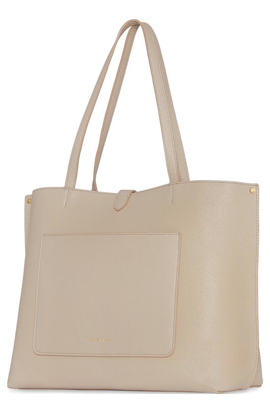 Rebecca Minkoff Megan Leather Tote Bag In Stone