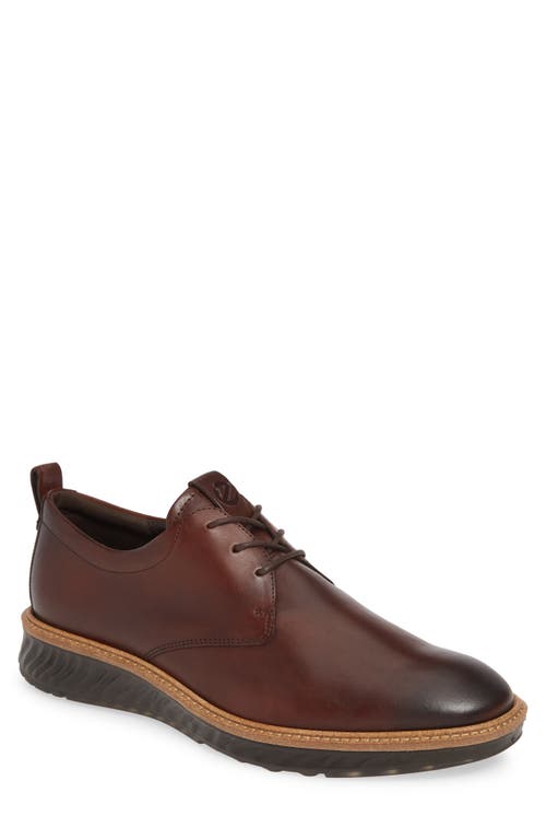 UPC 809704966526 product image for ECCO ST1 Hybrid Plain Toe Derby in Cognac Leather at Nordstrom, Size 8-8.5Us | upcitemdb.com